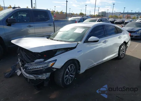 2021 Honda Accord Hybrid Ex-L from USA, damaged, VIN 1HGCV3F55MA010186